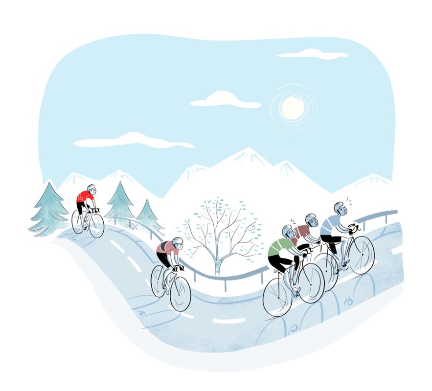 illustration magalie F cyclistes 1.jpg - Magalie F | Virginie